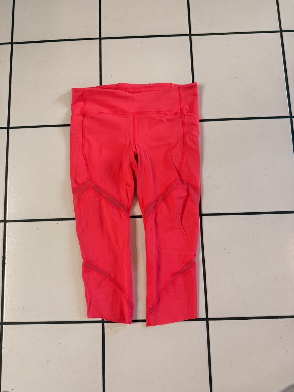 lululemon athletica Coral Pink Performance Leggings